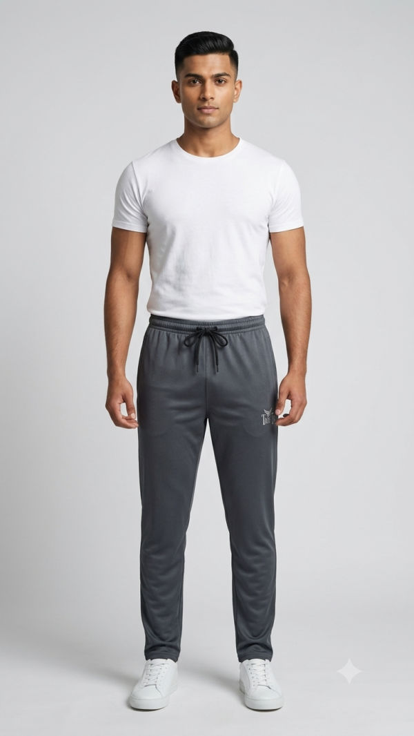TrueTry Men's 4-Way Lycra Stretch Track Pants