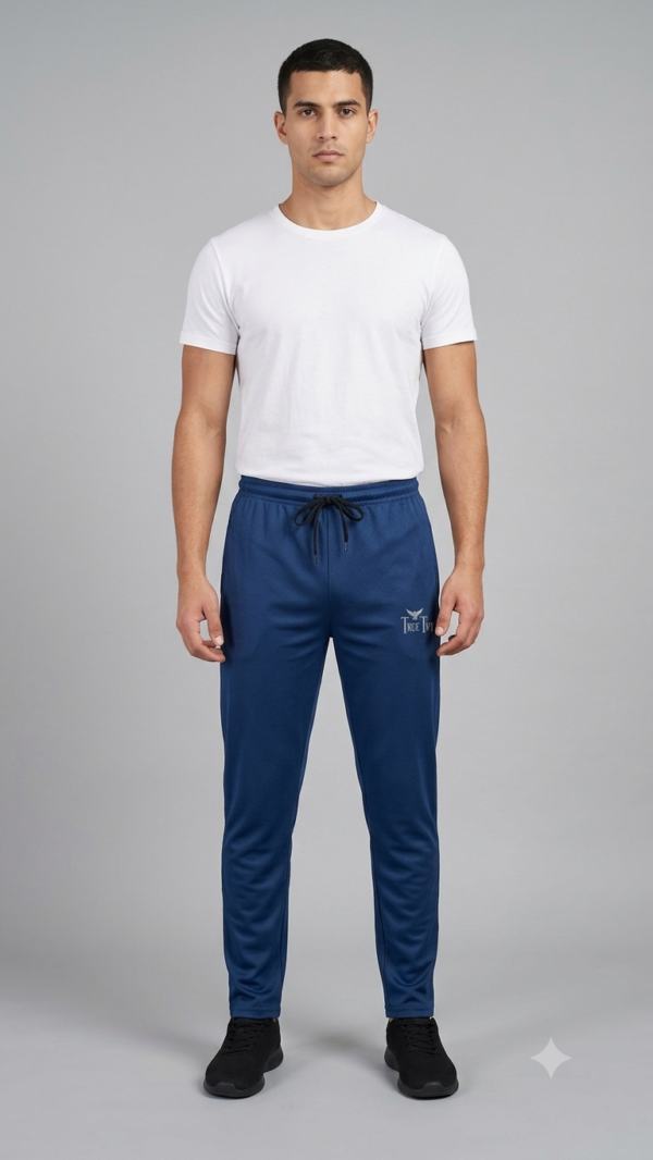 TrueTry Men's 4-Way Lycra Stretch Track Pants