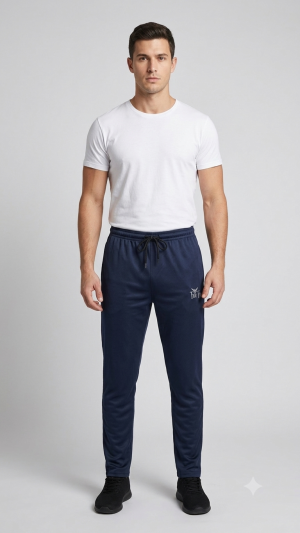 TrueTry Men's 4-Way Lycra Stretch Track Pants